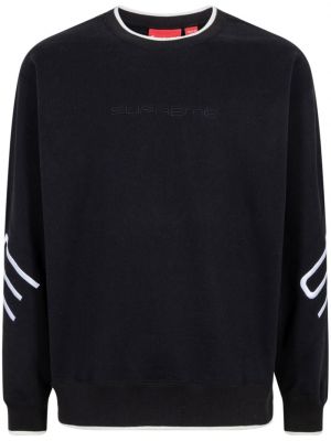 Sweatshirt mit rundhalsausschnitt Supreme schwarz
