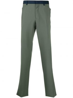Pantaloni a righe Lanvin verde