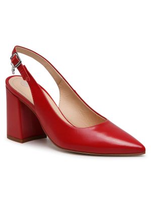Sandalai Solo Femme raudona