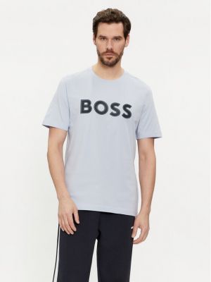 Marškinėliai Boss violetinė