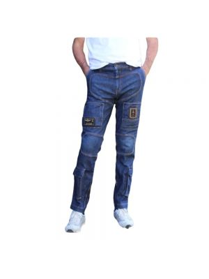 Straight jeans Aeronautica Militare blau