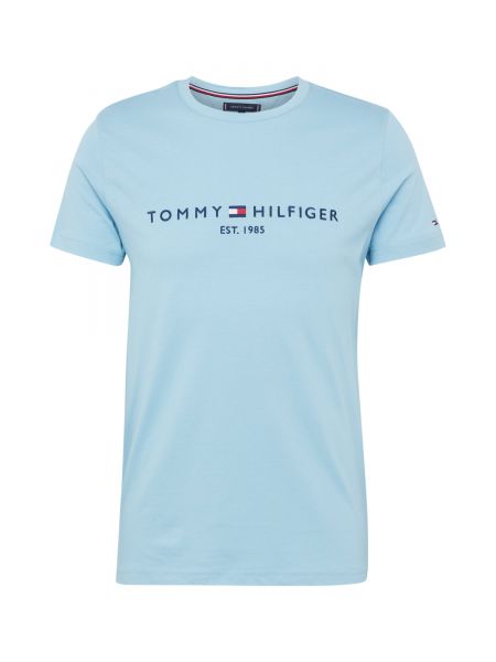 Тениска Tommy Hilfiger светлосиньо