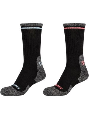 Vlněné ponožky Skechers růžové
