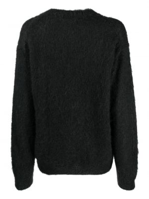 Džemperis ar apaļu kakla izgriezumu Auralee melns