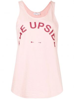 Tank top med print The Upside rosa