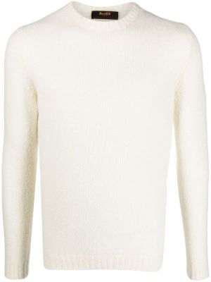 Вълнен пуловер Moorer бяло