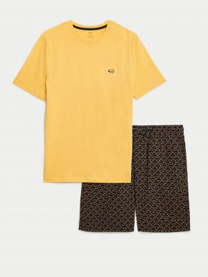 Pyžamo Marks & Spencer žltá