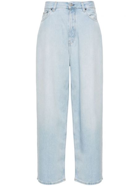 Voľné džínsy s vysokým pásom Acne Studios modrá