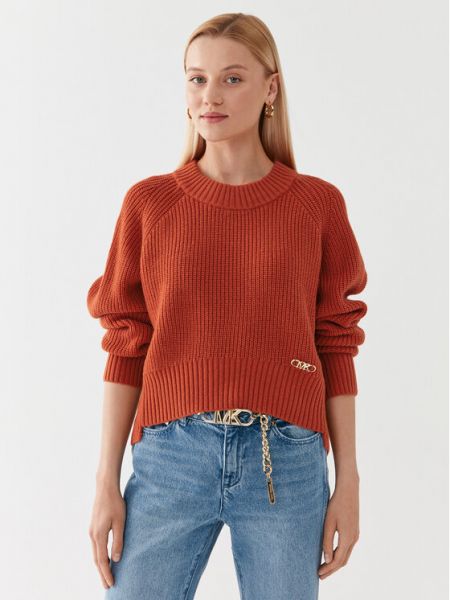 Пуловер свободного кроя Michael Michael Kors оранжевый