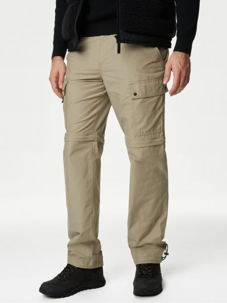Kalhoty Marks & Spencer béžové