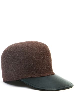 Фетровая кепка High коричневая