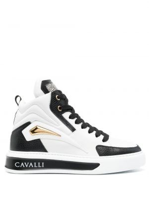 Ikat sneakers Roberto Cavalli vit