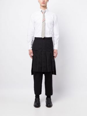 Pantalon plissé Thom Browne noir