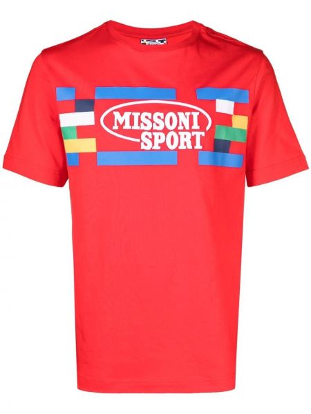 Sport t-shirt Missoni röd