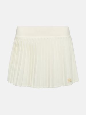 Spódnica z dżerseju plisowana Tory Sport biała