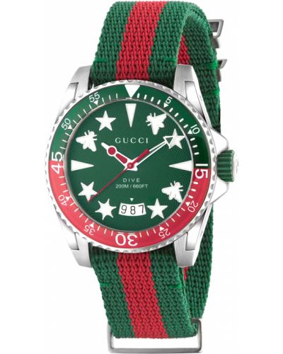 Часы Gucci, зеленые