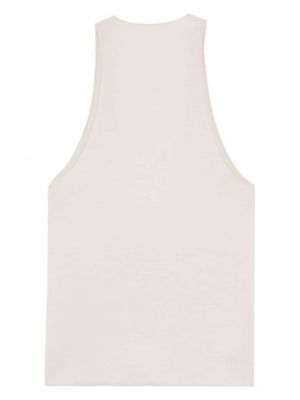 Jedwabna koszula Saint Laurent biała