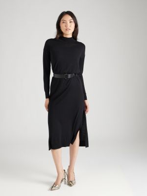 Pletené pletené šaty Karen Millen čierna