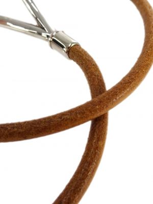Bracelet à imprimé Hermès marron