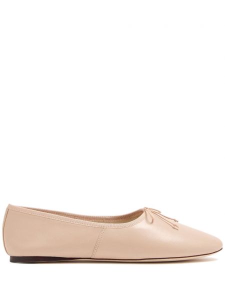 Leder ballerina Loeffler Randall beige