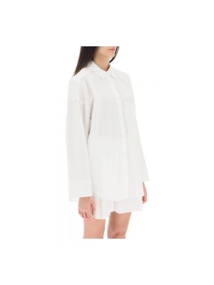Blusa de algodón By Malene Birger blanco