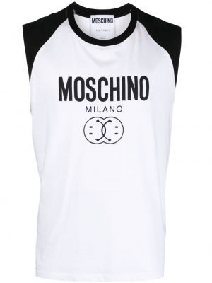 Pamučna majica s printom Moschino