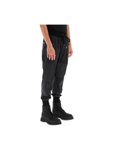 Pantalones de chándal de lana Dolce & Gabbana negro