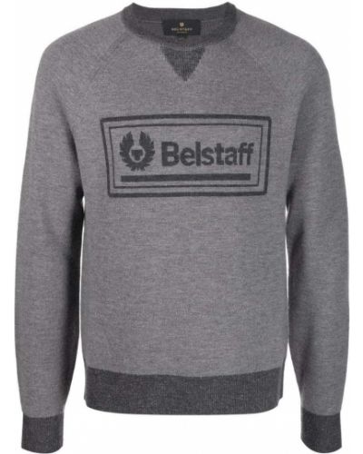 Jersey con estampado de tela jersey Belstaff gris
