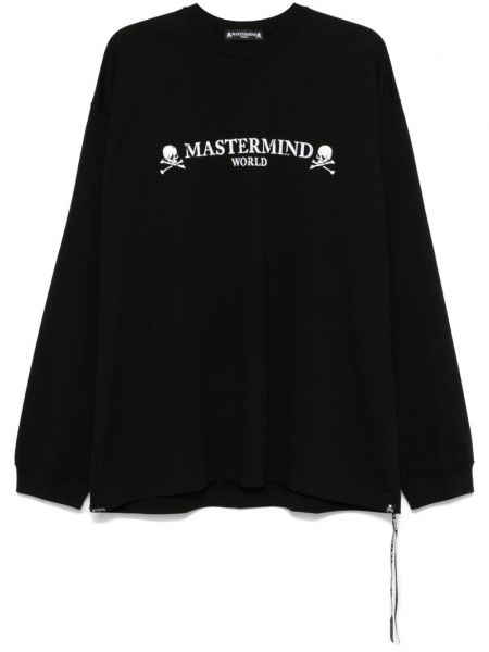 Langærmet t-shirt med lange ærmer Mastermind Japan sort