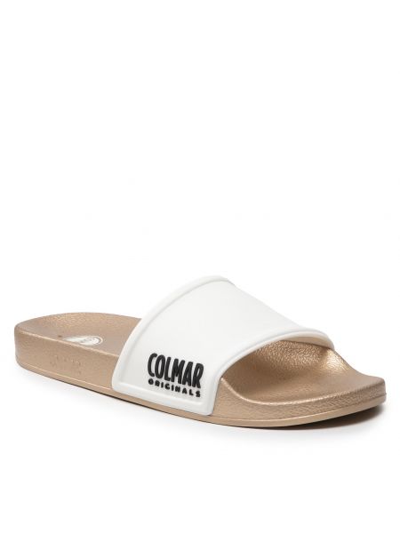 Złote sandały Colmar, biały