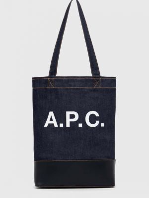 Nakupovalna torba A.p.c. modra