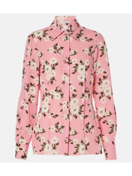 Blomstret skjorte Emilia Wickstead pink