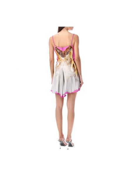Sukienka mini koronkowa Y/project różowa