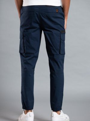 Хлопковые брюки карго Tokyo Laundry синие