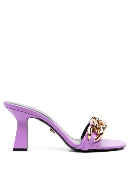 Sandále Versace fialová