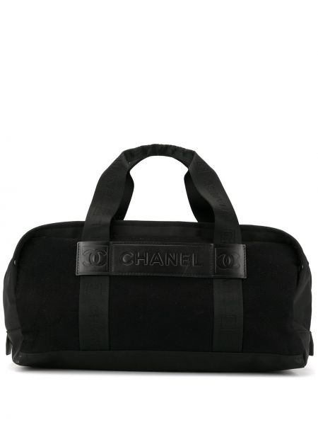 Bolsa de deporte Chanel Pre-owned negro