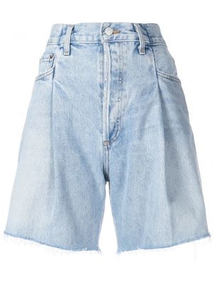 Jeans-shorts Agolde blå