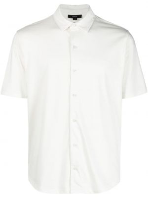 Bavlněná košile s knoflíky Vince bílá