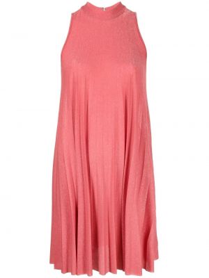 Платье без рукавов плиссированное Liu Jo, розовое