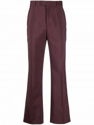 Rovné kalhoty Valentino fialové