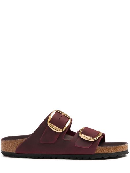 Spenne sandaler med reim Birkenstock burgund