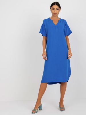 Mini ruha Fashionhunters kék