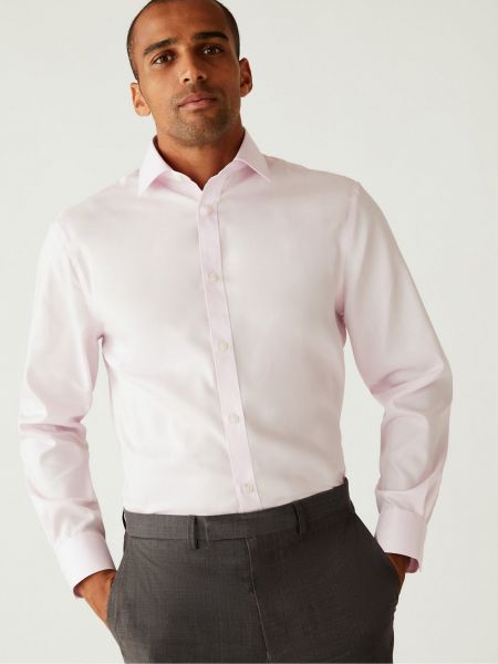 Růžová košile Marks & Spencer
