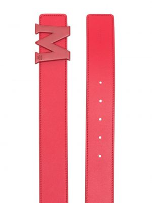 Beidseitig tragbare gürtel mit schnalle Mcm pink