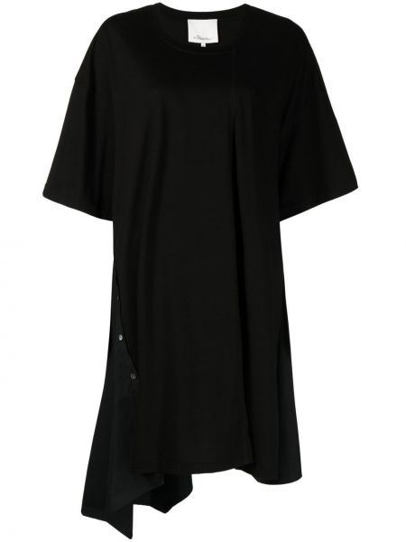 Asymmetrisches midikleid 3.1 Phillip Lim schwarz