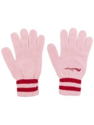Haftowane rękawiczki Moschino