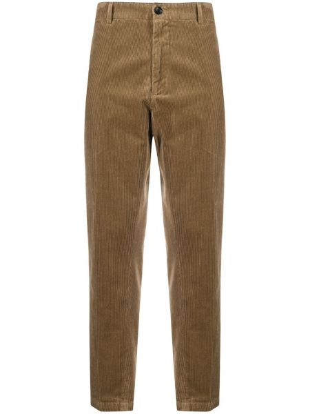 Pantalones rectos de pana Department 5 marrón