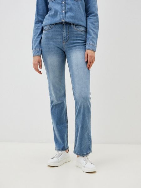 Голубые прямые джинсы Springfield