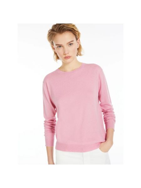 Sweter Max Mara różowy