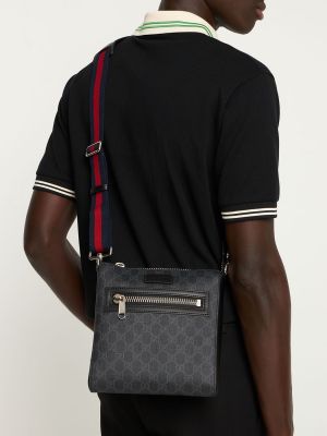 Crossbody torbica Gucci črna